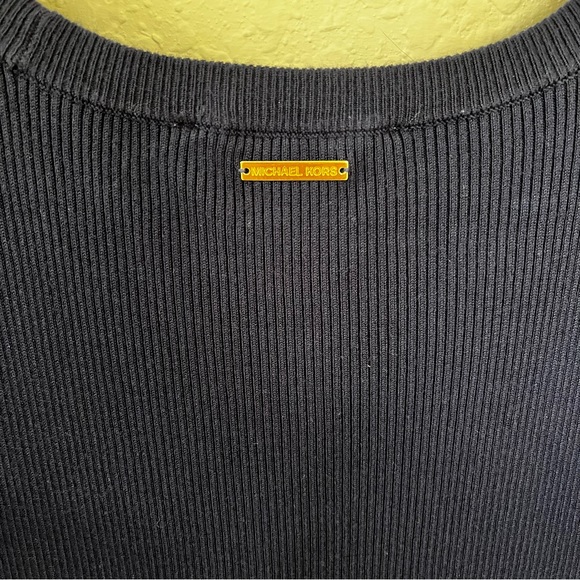 Michael Kors Cold Shoulder Pullover Midi Dress - Picture 4 of 4